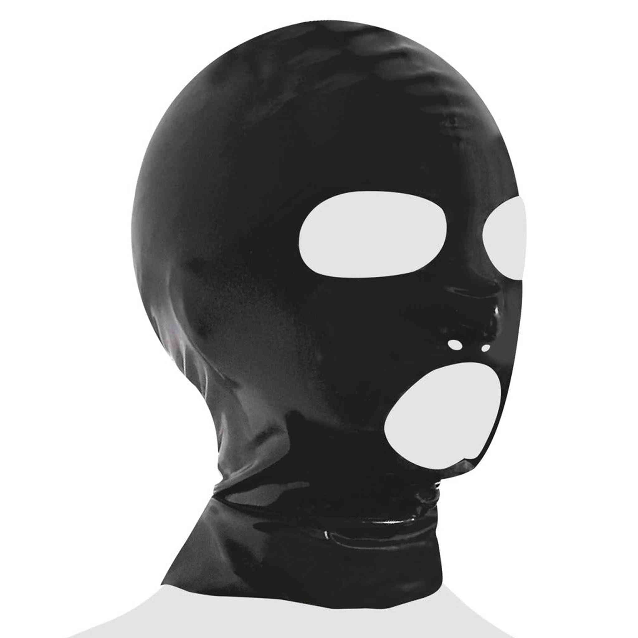 Cappuccio in Latex Bocca e Occhi Scoperti