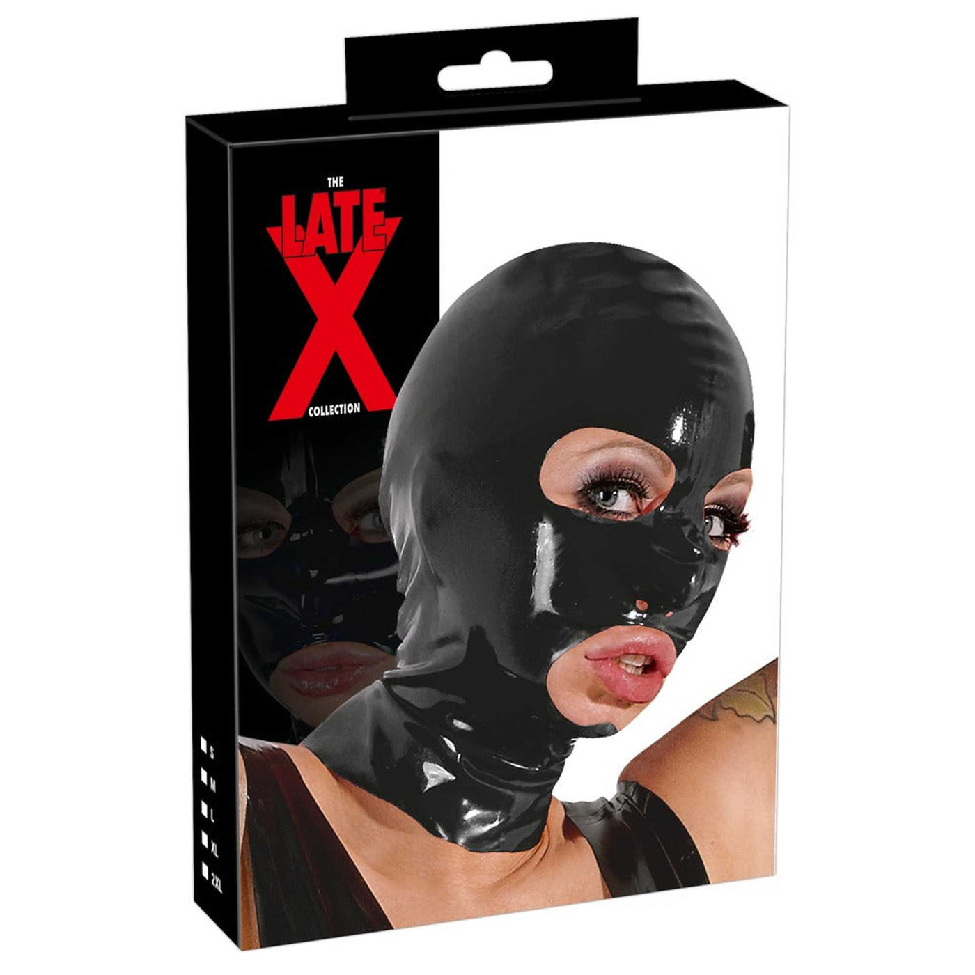 Cappuccio in Latex Bocca e Occhi Scoperti