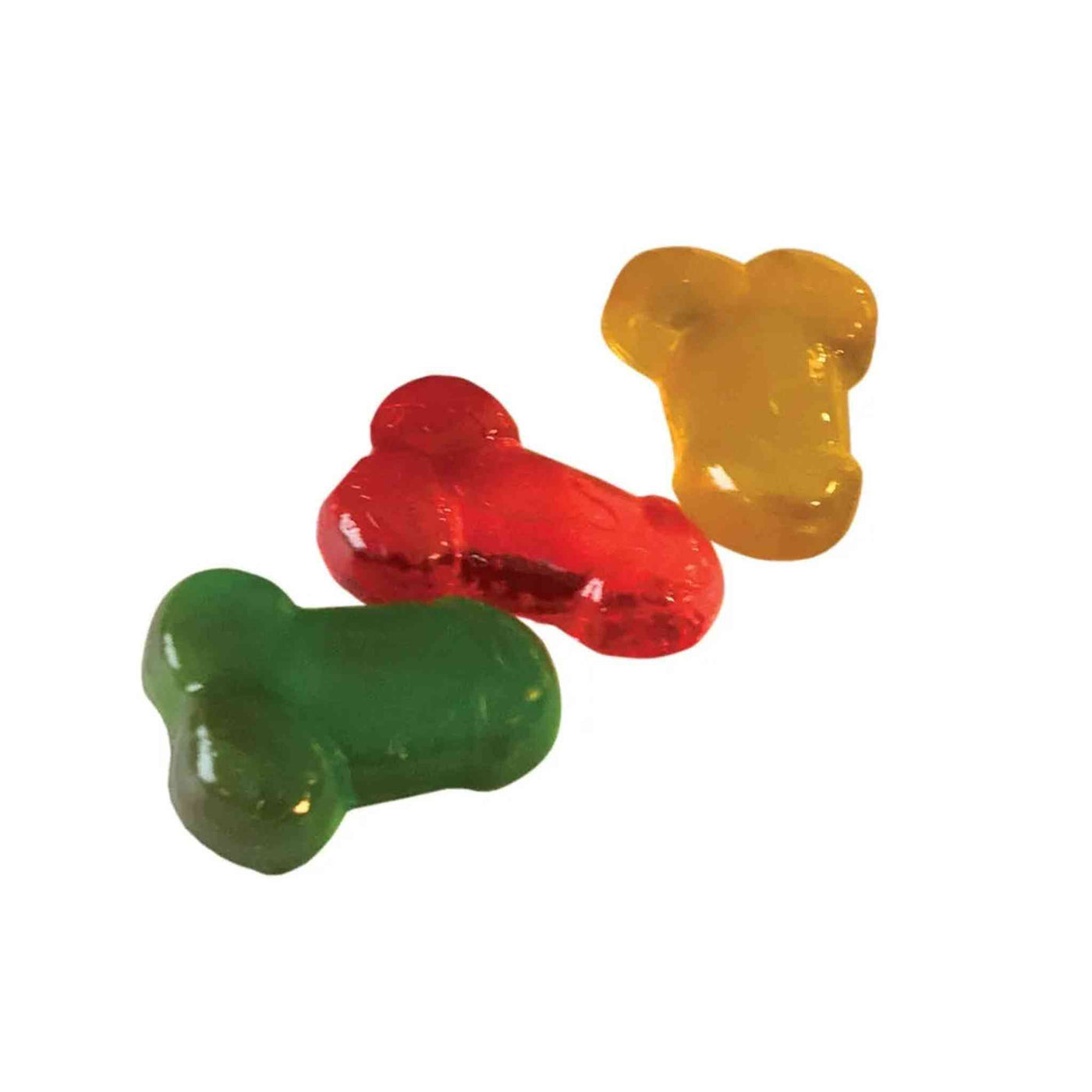 Caramelline Gommose a Forma Fallica Aromatizzate a Frutta