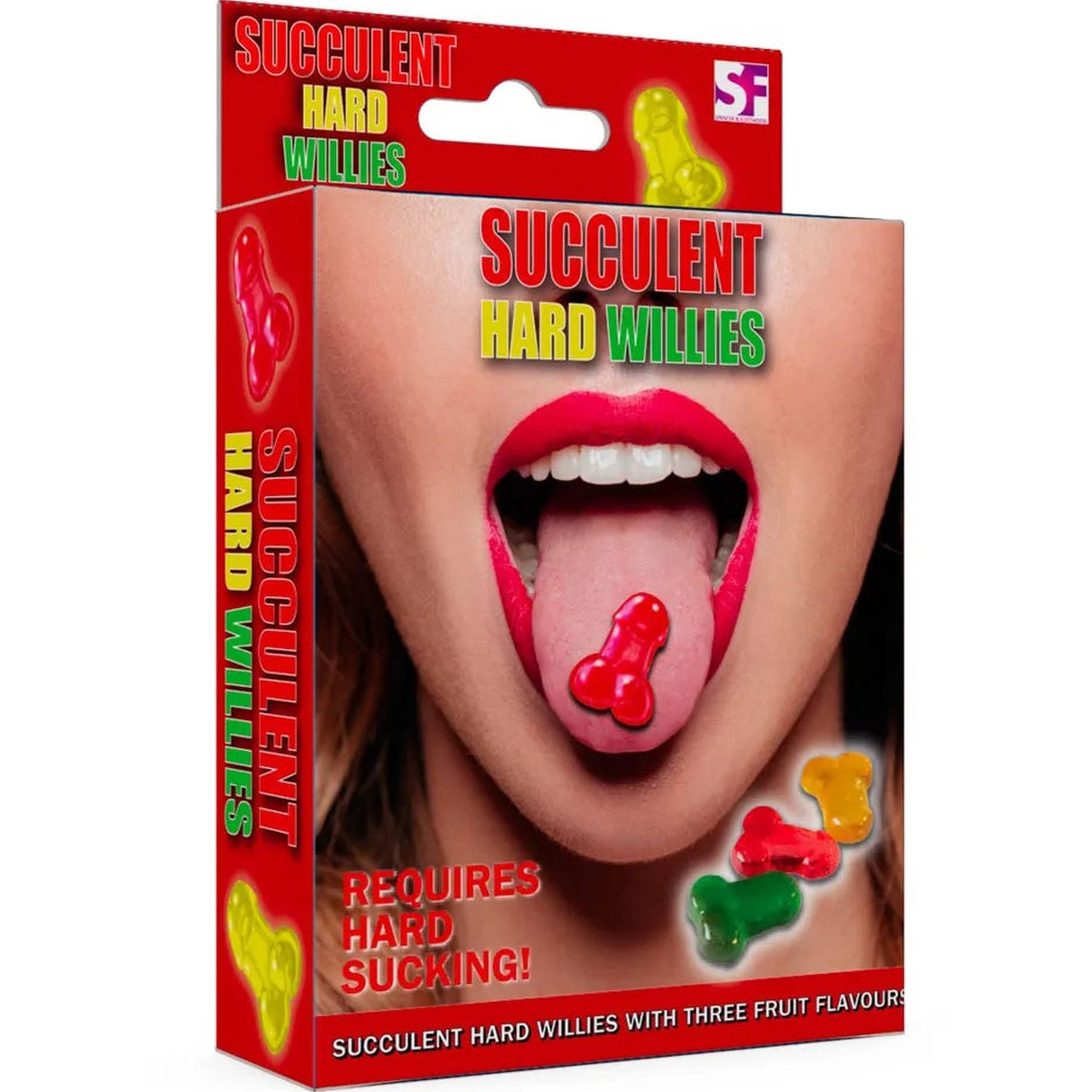 Caramelline Gommose a Forma Fallica Aromatizzate a Frutta