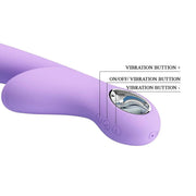 Carol Vibratore Rabbit Con Stimolatore Clitorideo Largo