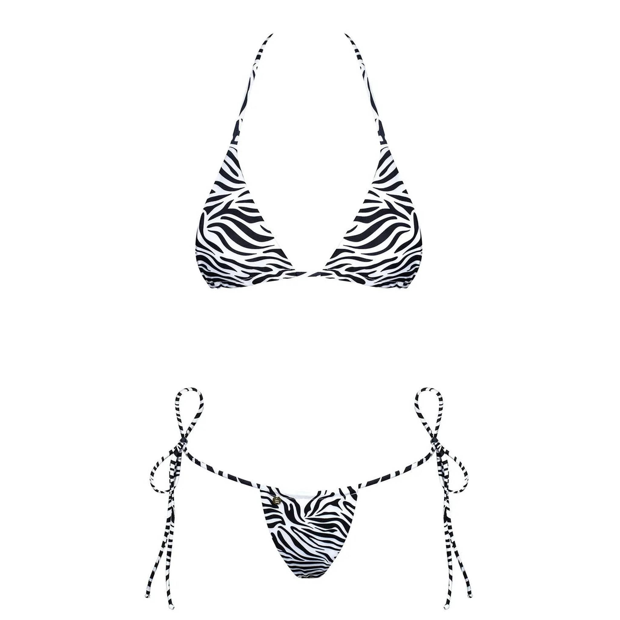 Carribella Bikini Zebra by Obsessive