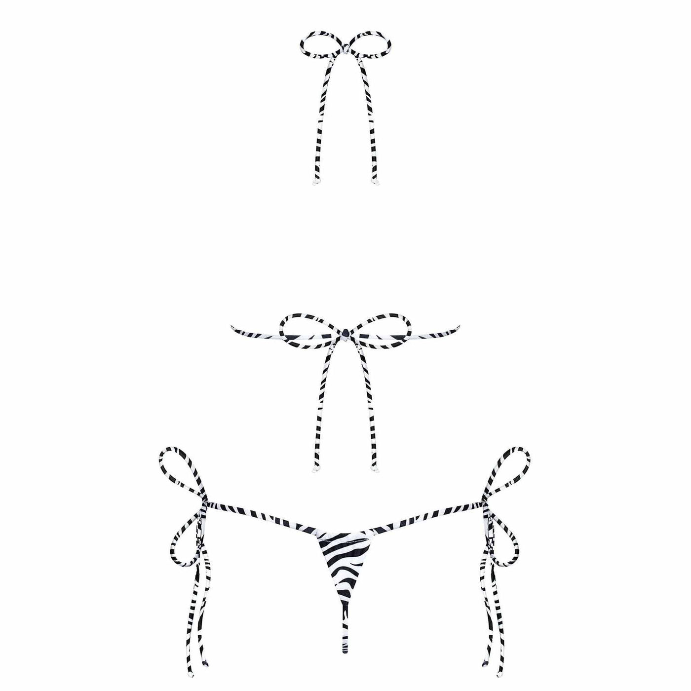 Carribella Bikini Zebra by Obsessive
