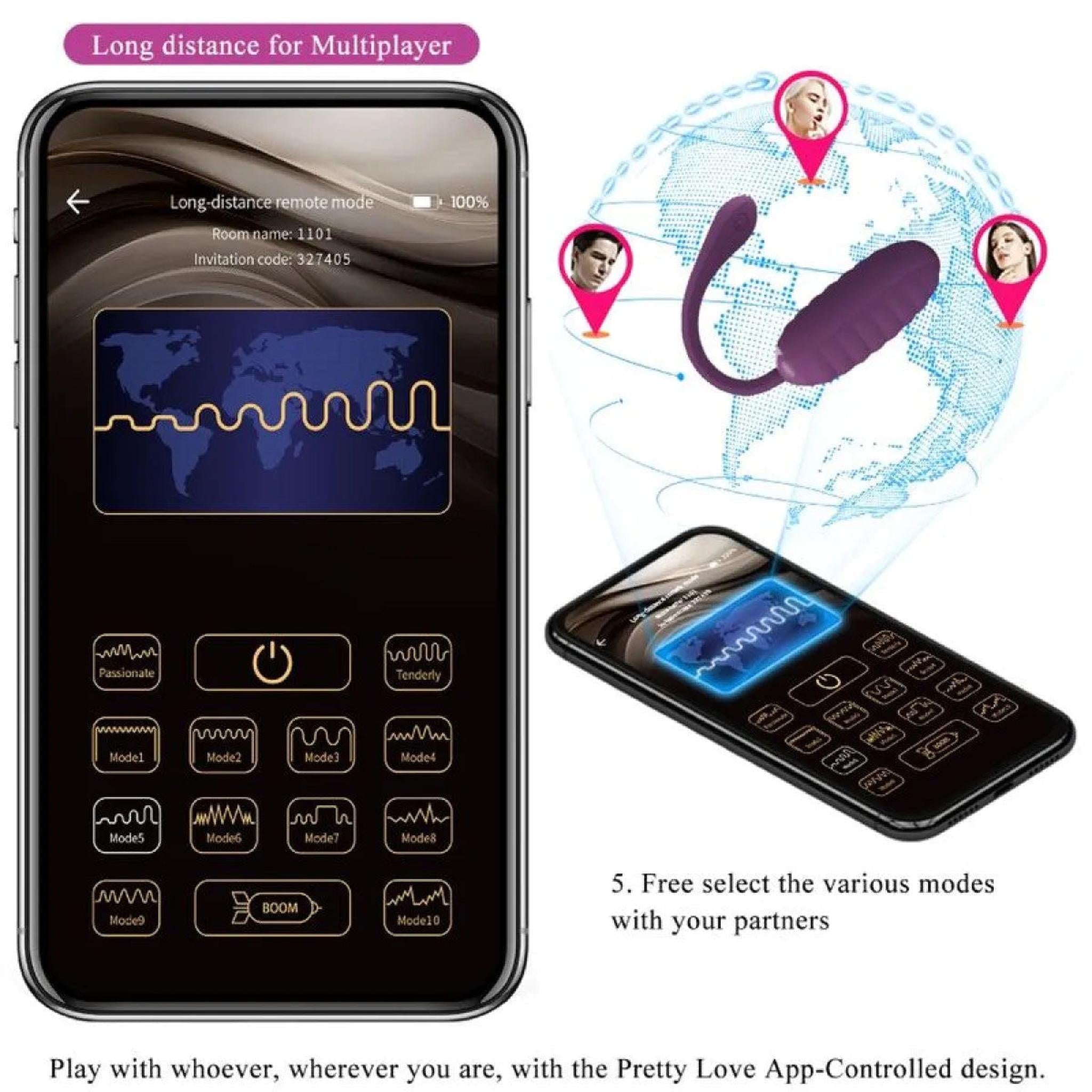 Casper Ovetto Vibrante Con Controllo da App