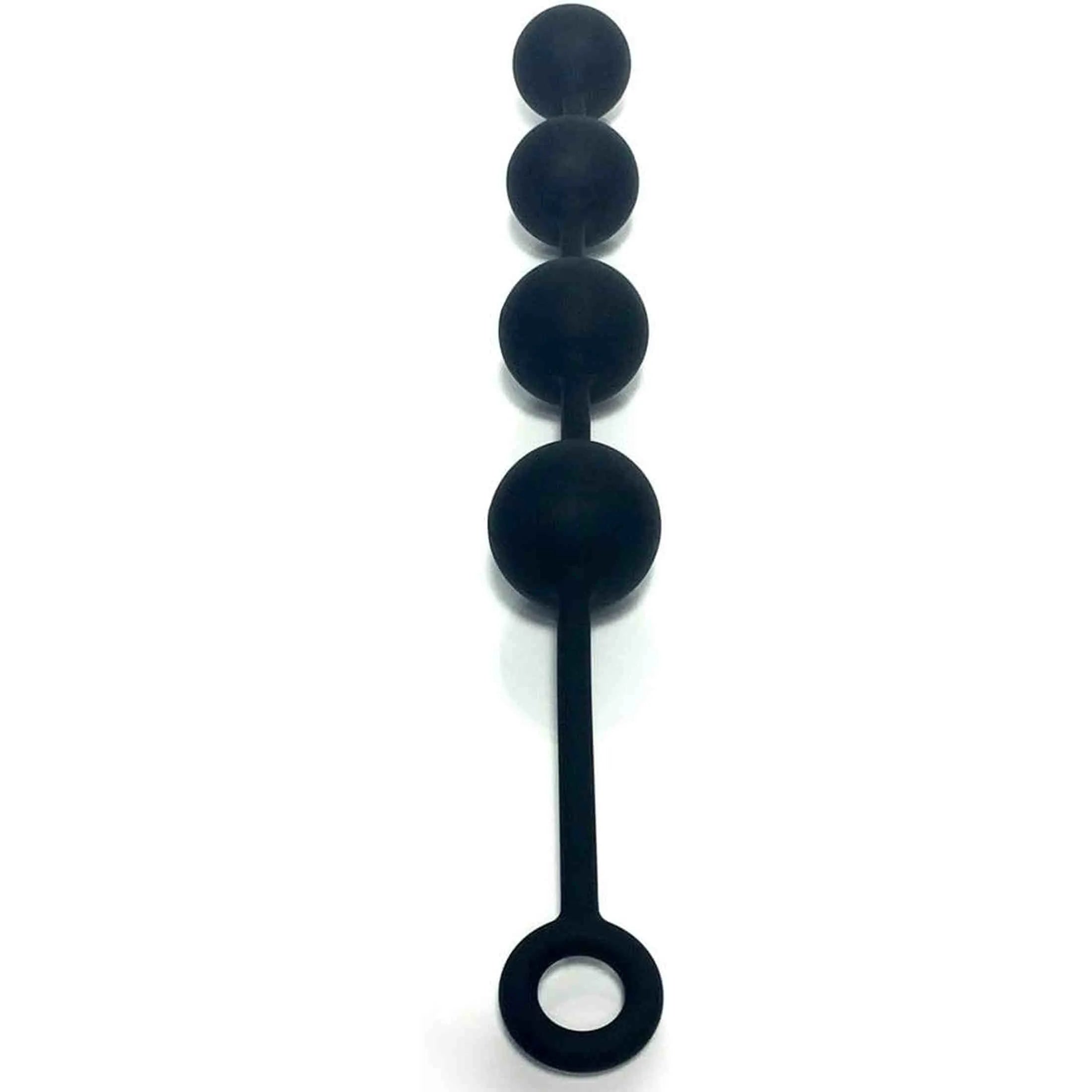 Catena Anale lunga 40 cm, 5 cm, peso totale 325 gr., in 100% silicone liscio, anallergico, duro, impermeabile e resistente - GoEstasy