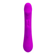 Clement Vibratore Rabbit con 3 motori e 30 modalità di vibrazione - Viola, Silicone, Anallergico, Ricaricabile