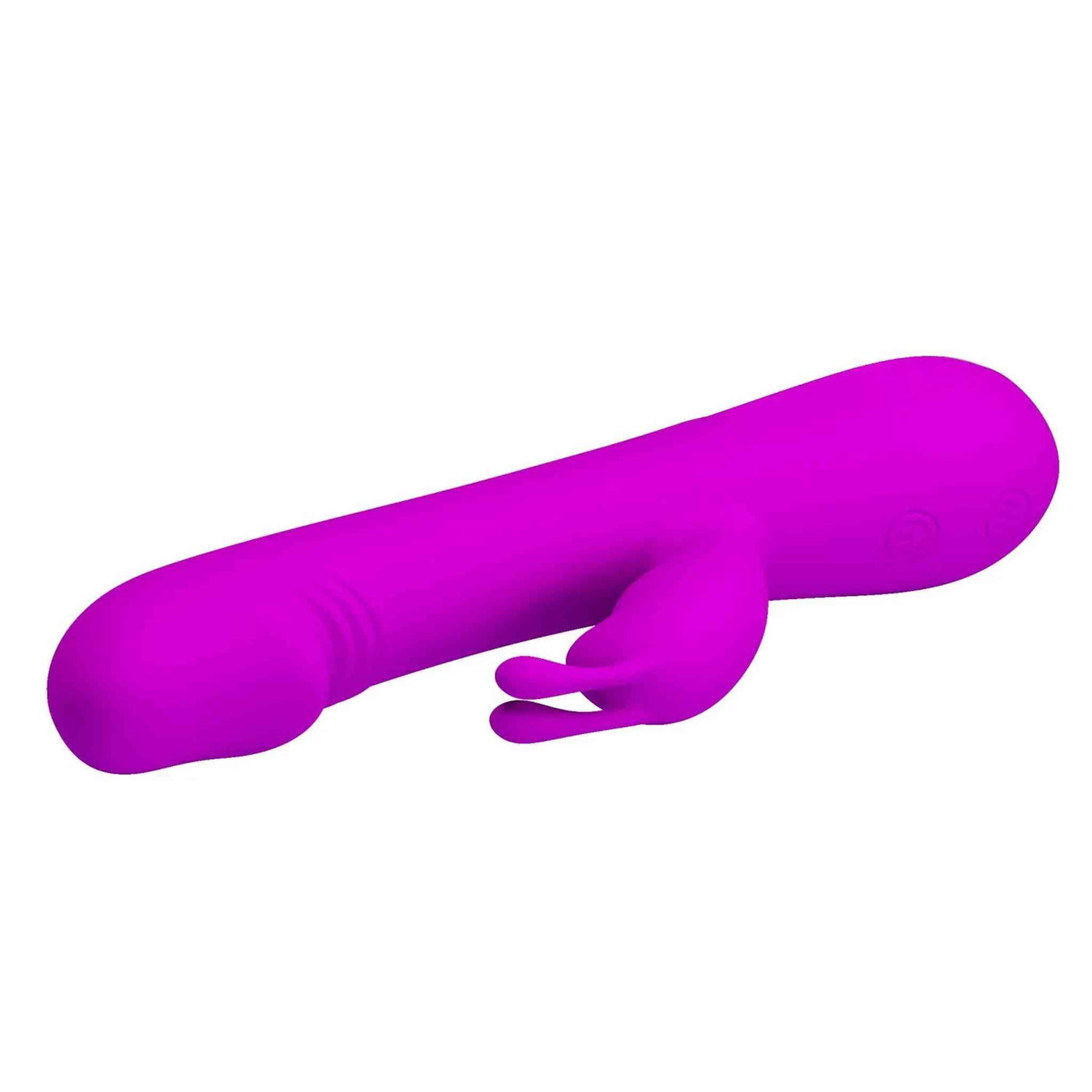 Clement Vibratore Rabbit con 3 motori e 30 modalità di vibrazione - Viola, Silicone, Anallergico, Ricaricabile