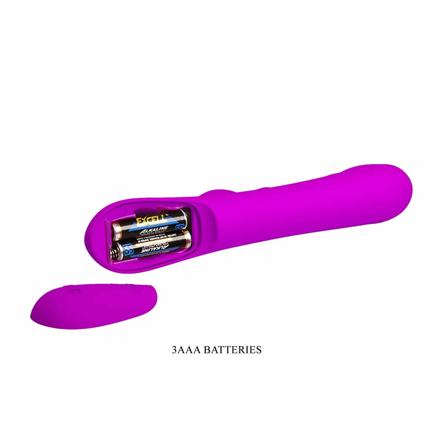 Clement Vibratore Rabbit con 3 motori e 30 modalità di vibrazione - Viola, Silicone, Anallergico, Ricaricabile