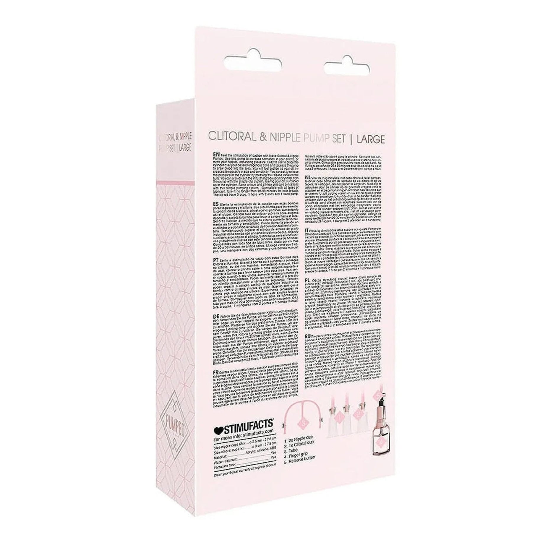 Clitoral & Nipple Pump Set