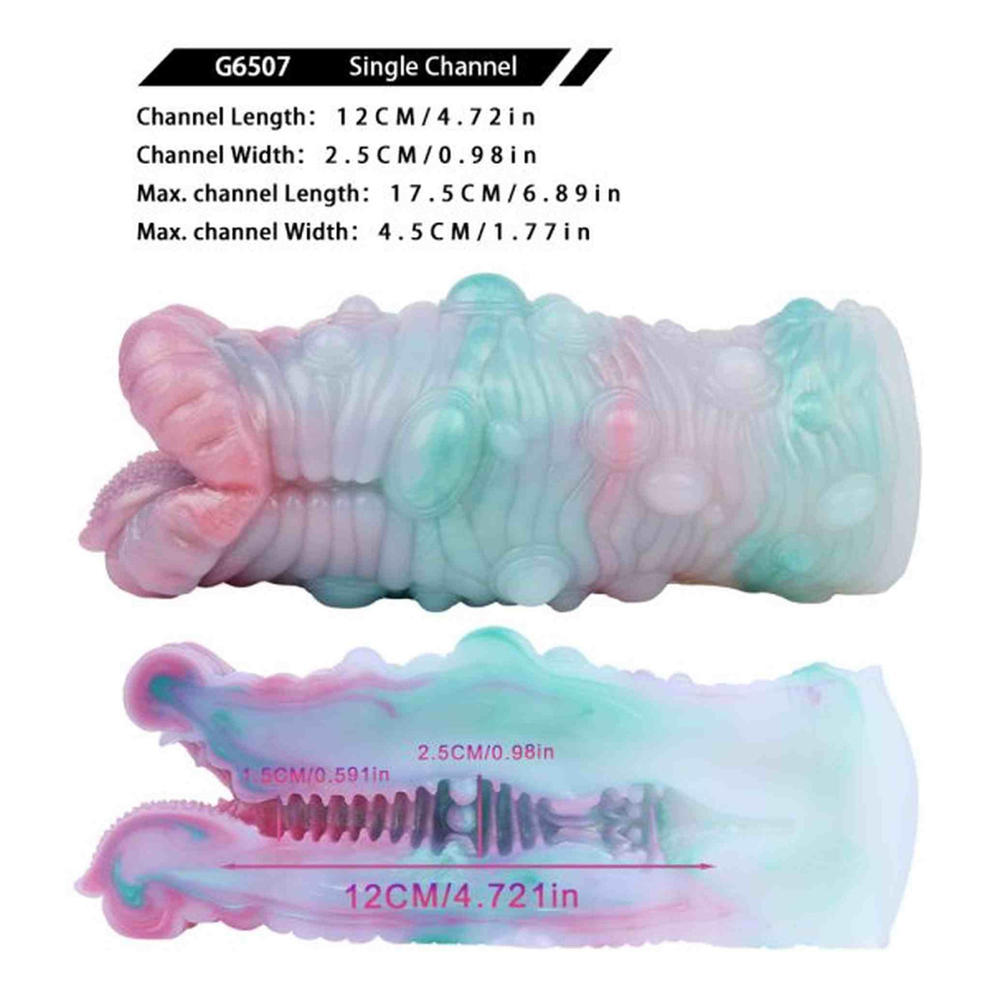 Colorful sea slug fantasy masturbations