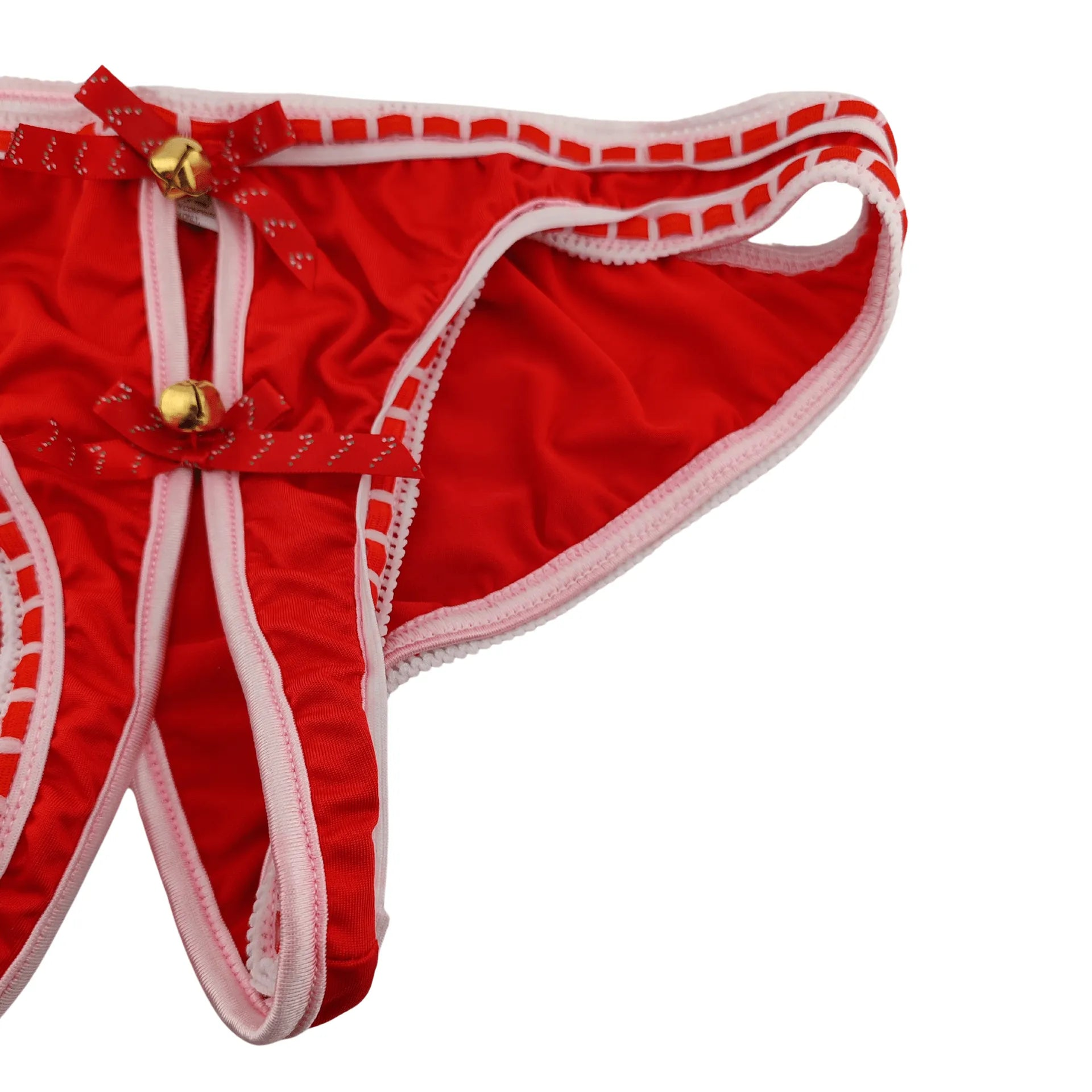 Completino Intimo Sexy 2 Pezzi Con Aperture Inguine e Capezzoli