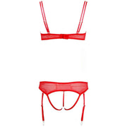 Completino Rosso Con Reggiseno Sganciabile