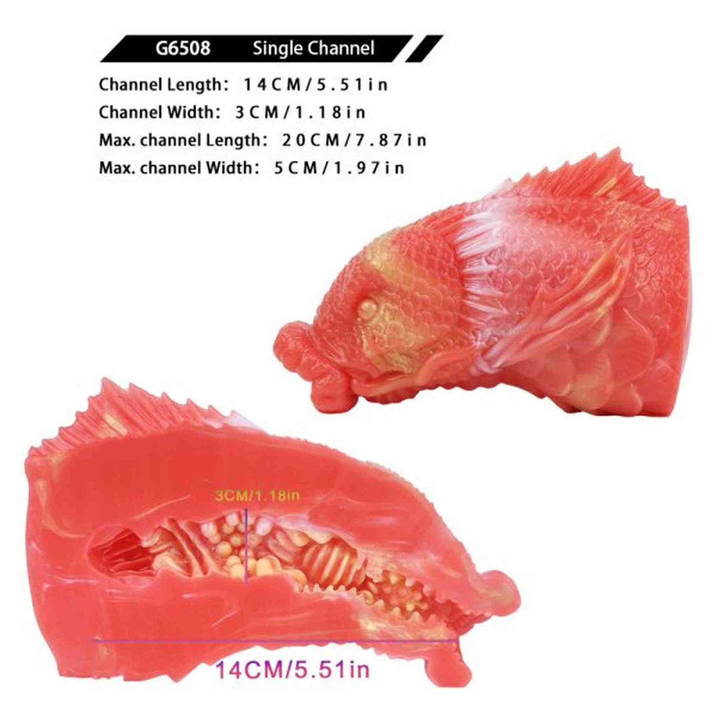 Coral spirit koi silicone masturbations