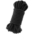 Bondage Rope 20 meters - 100% Cotton, Black