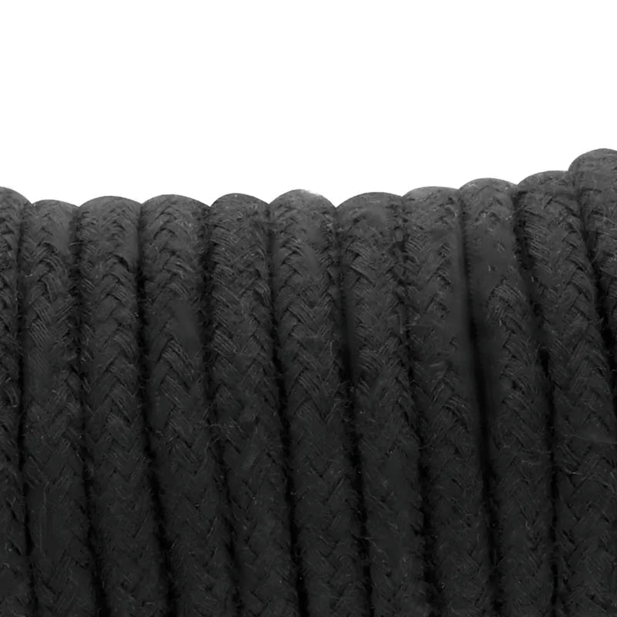 Bondage Rope 20 meters - 100% Cotton, Black