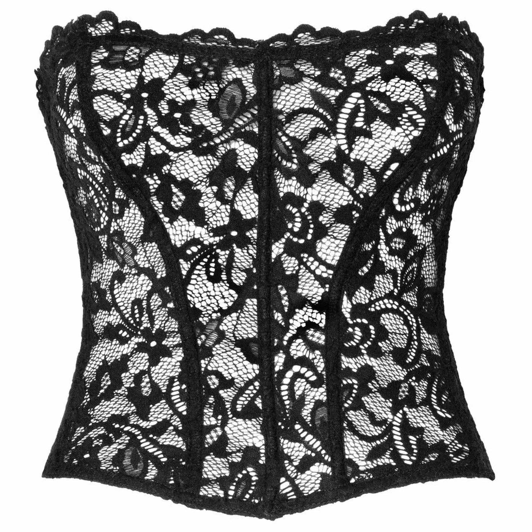 Corsetto in pizzo Stile Bandeau