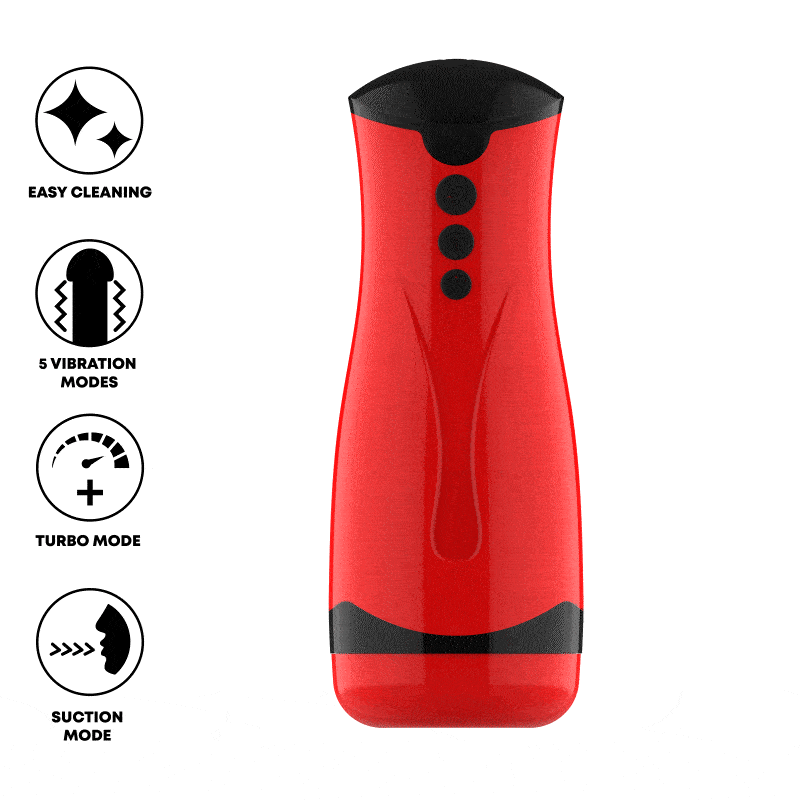 Dameron Electric Masturbator with Suction and Vibration
