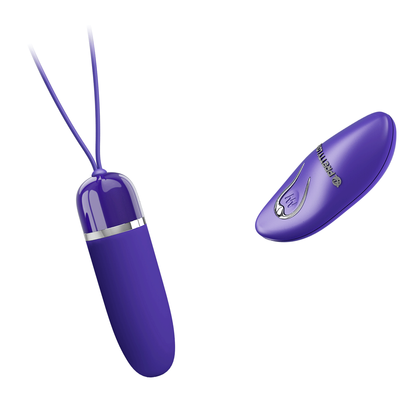 Darlene wireless vibrating egg - Purple, silicone