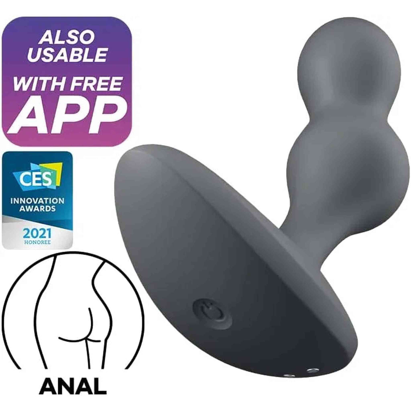 Deep Diver Vibrating Anal Plug