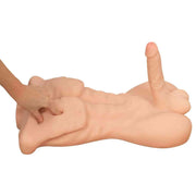 Deluxe Torso Uomo Muscoloso Super Realistico con dildo 52 x 34 cm