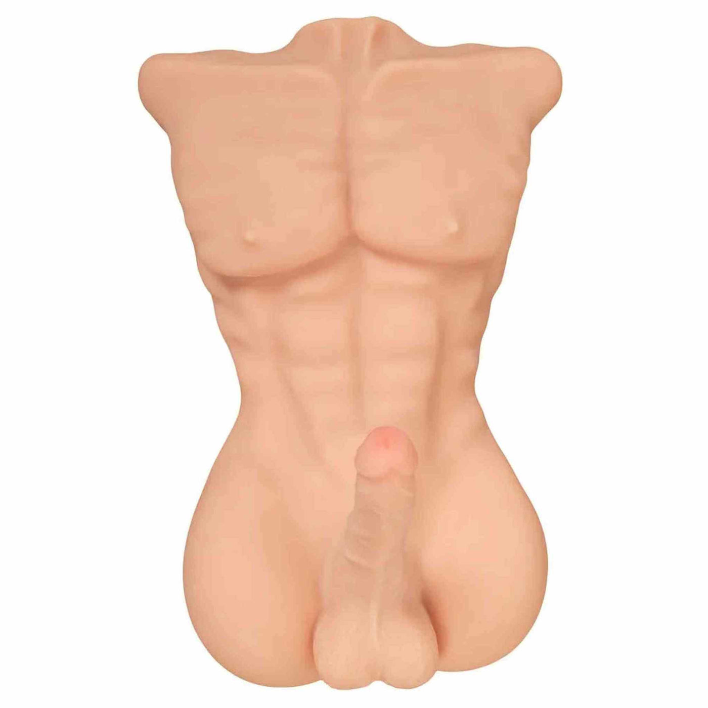 Deluxe Torso Uomo Muscoloso Super Realistico con dildo 52 x 34 cm