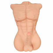 Deluxe Torso Uomo Muscoloso Super Realistico con dildo 52 x 34 cm