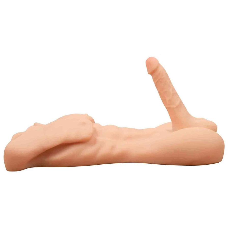 Deluxe Torso Muscular Man Super Realistic with Dildo 52 x 34 cm
