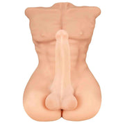 Deluxe Torso Uomo Muscoloso Super Realistico con dildo 52 x 34 cm