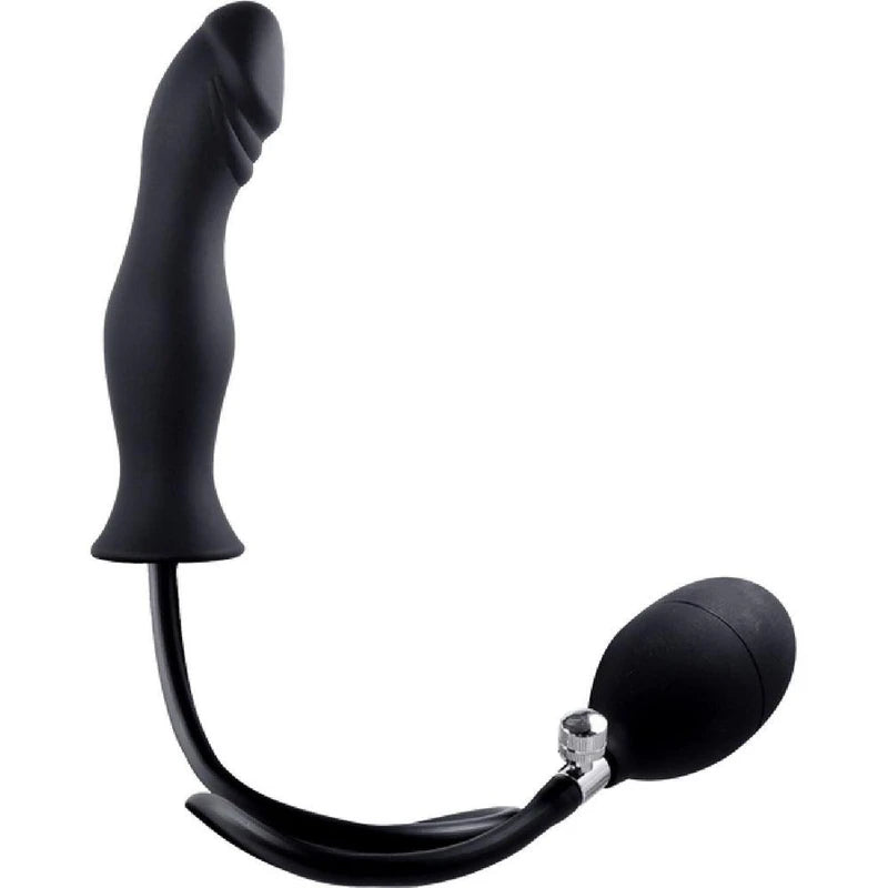 Dildo Anale Gonfiabile in Silicone estandibile fino a 8.9 cm Lungo 15.2 cm - Ø 3.8 cm - GoEstasy