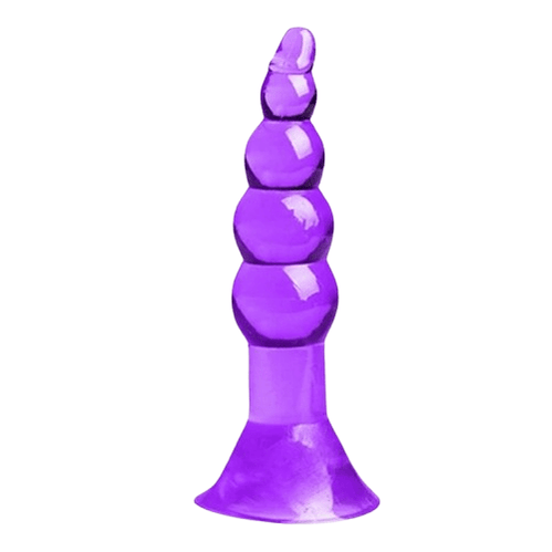 Dildo Anale a palline viola - GoEstasy