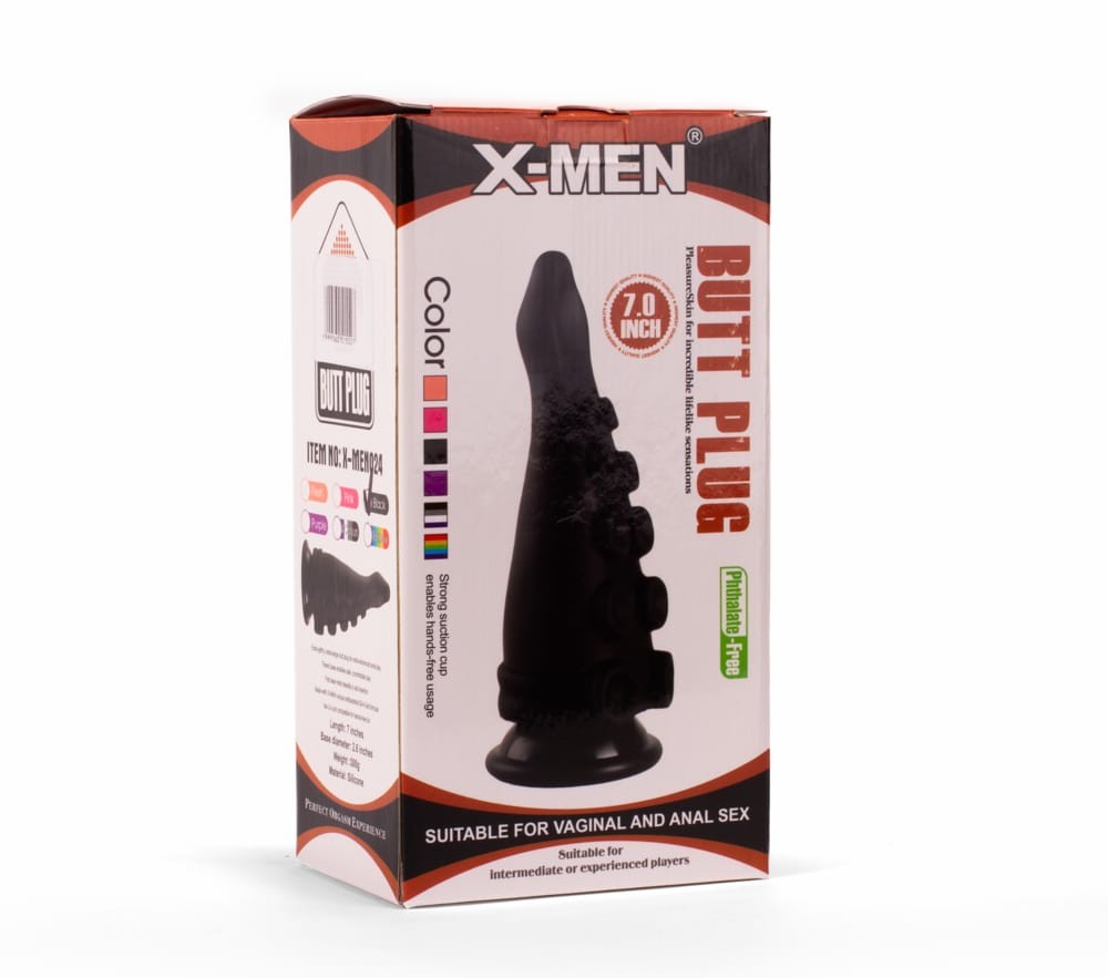 Dildo Con Texture A Ventosa Deep Suction