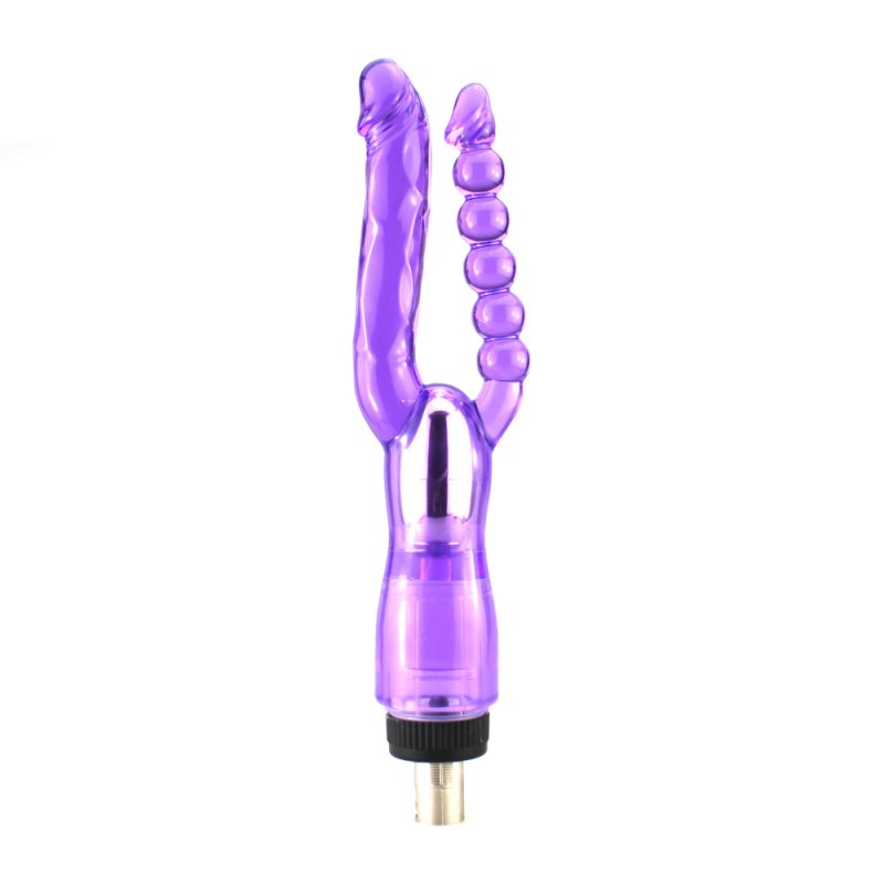 Dildo Doppio Anale/Vagine per aggancio a Love Machine - GoEstasy