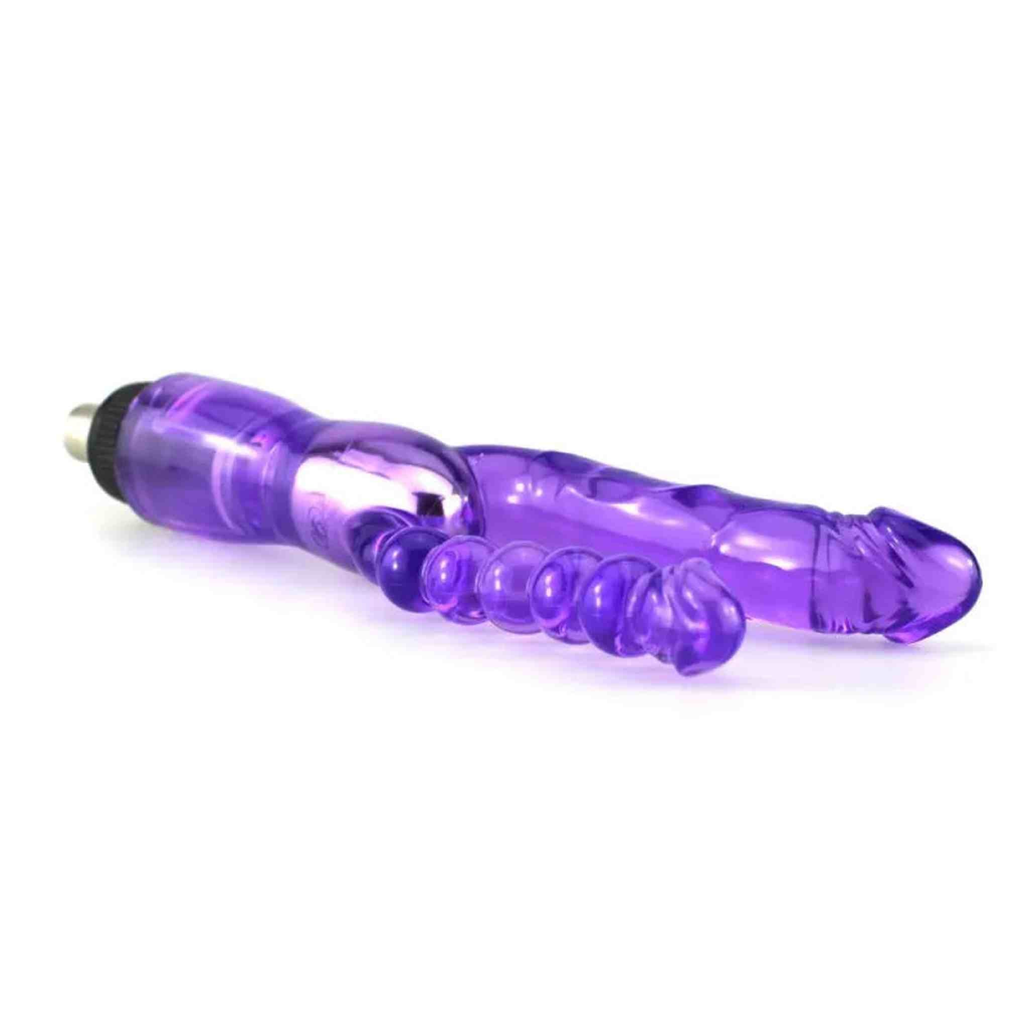 Dildo Doppio Anale/Vagine per aggancio a Love Machine