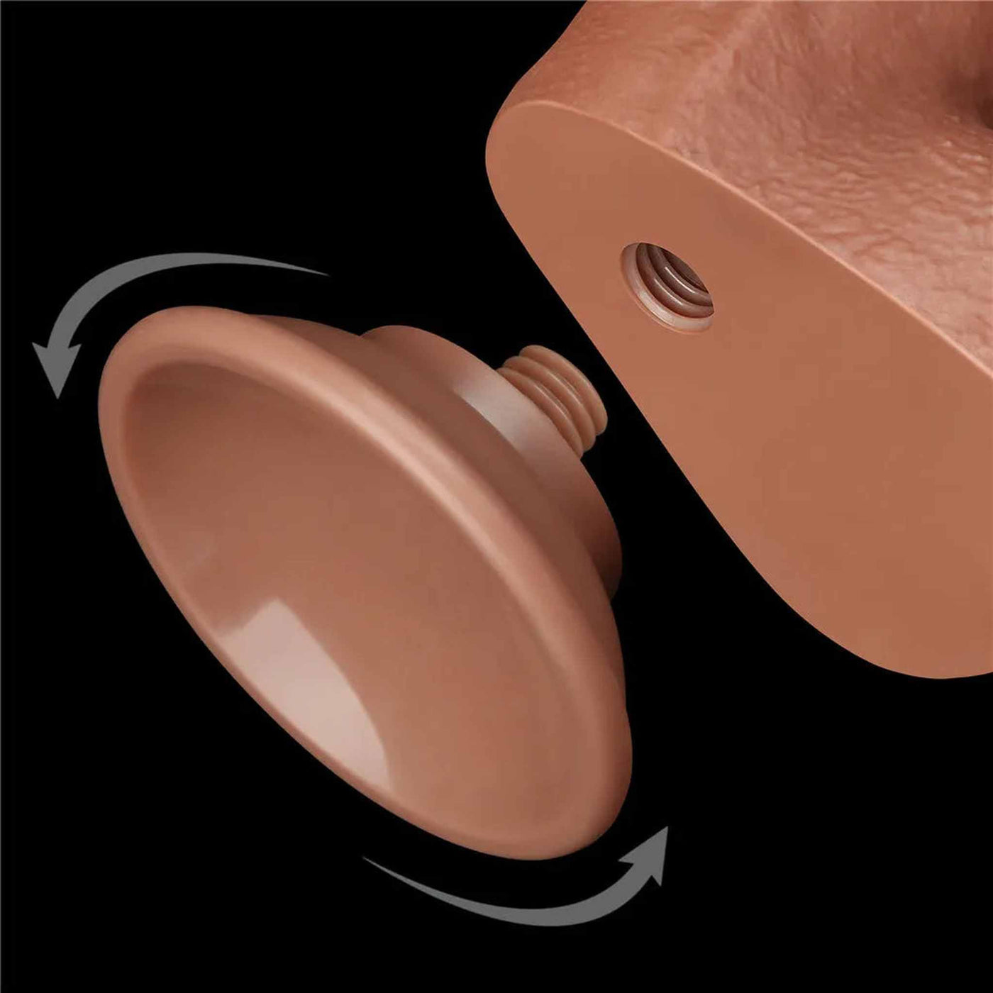 Dildo Mulatto Scappellabile da 20 cm