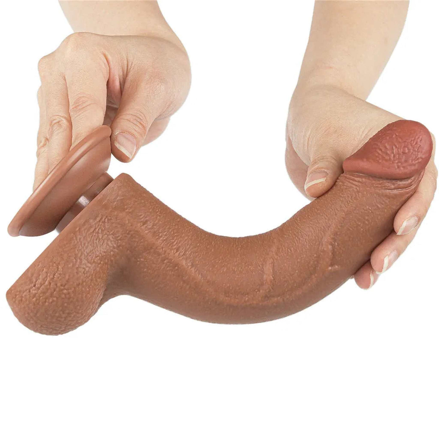 Dildo Mulatto Scappellabile da 20 cm