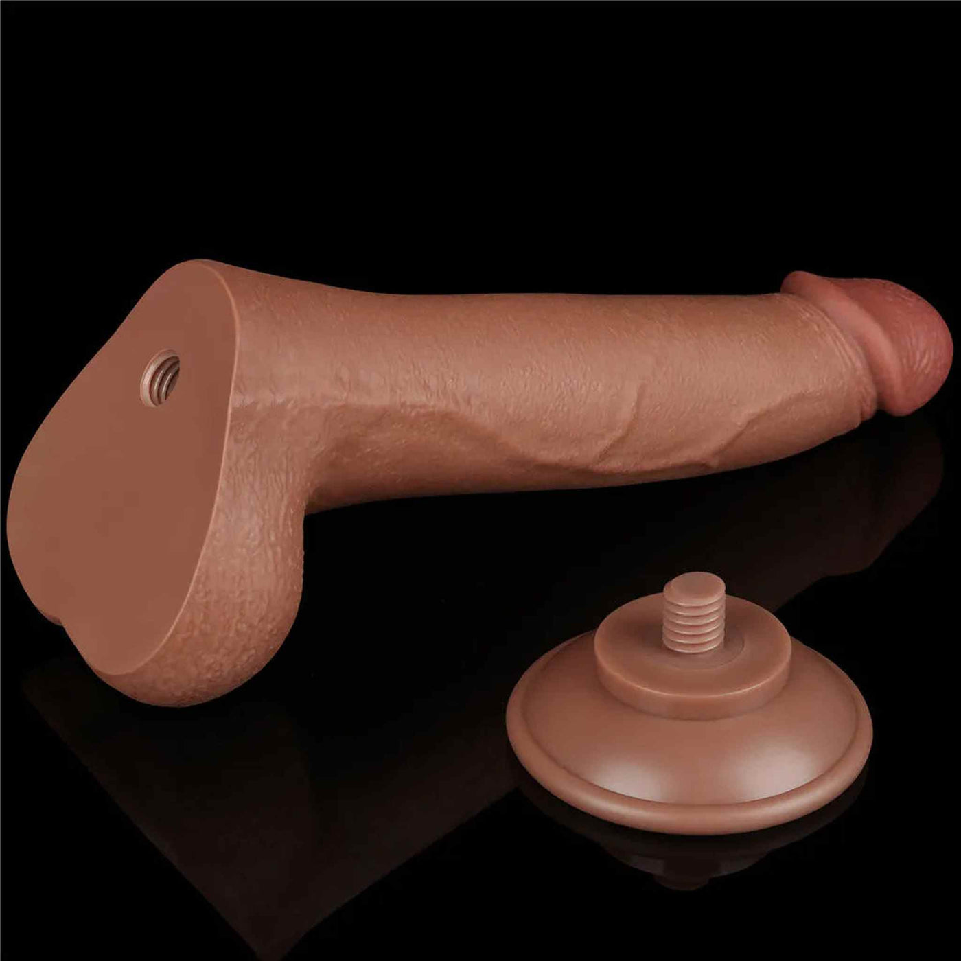 Dildo Mulatto Scappellabile da 20 cm