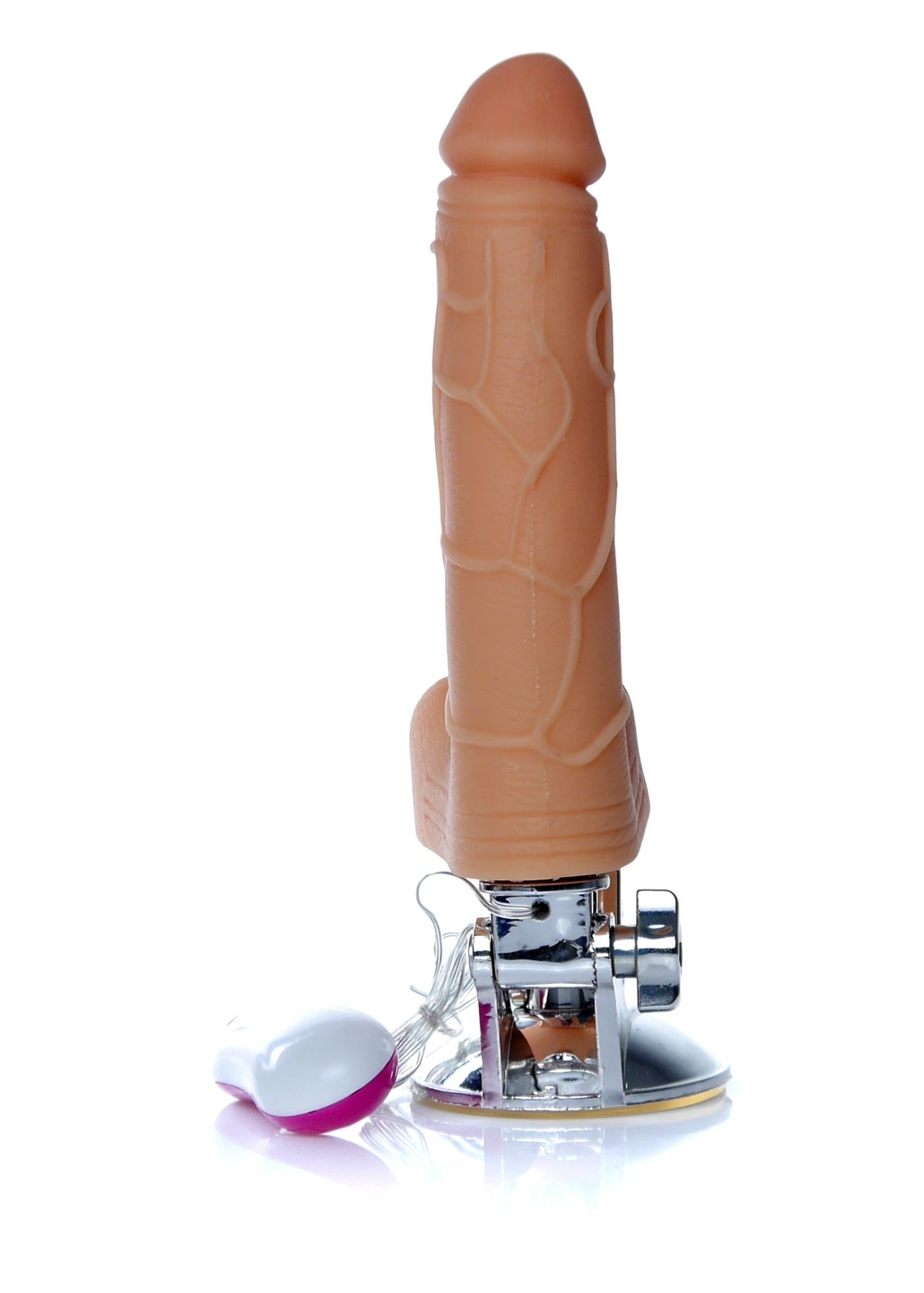 Dildo Realistico con Ventosa Reclinabile