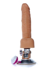 Dildo Realistico con Ventosa Reclinabile