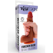 Dildo in Silicone 18 cm Con Pelle Scorrevole