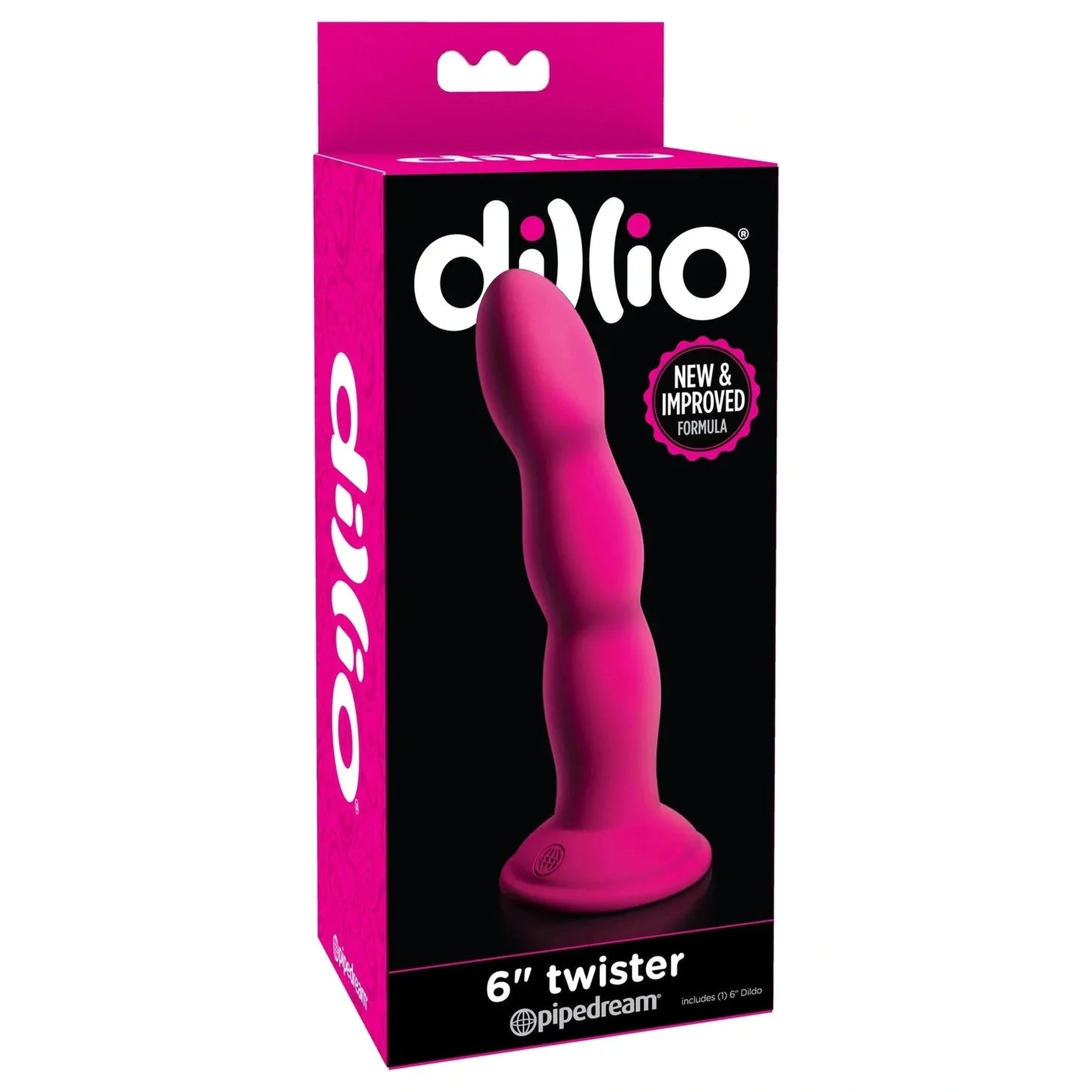 Dildo in silicone con ventosa 6″ - Viola