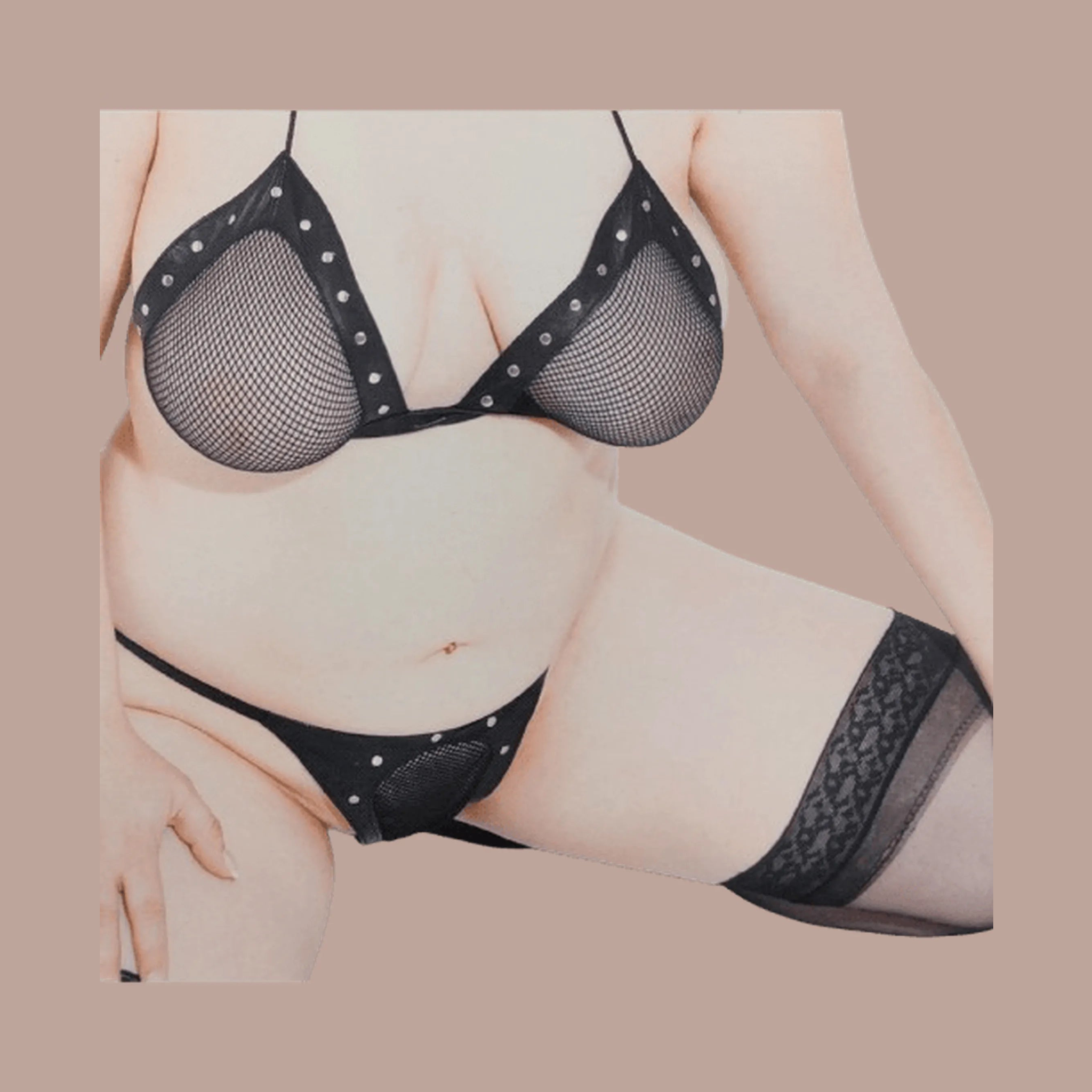 Diva Completino a rete 2 pezzi - Taglia Unica