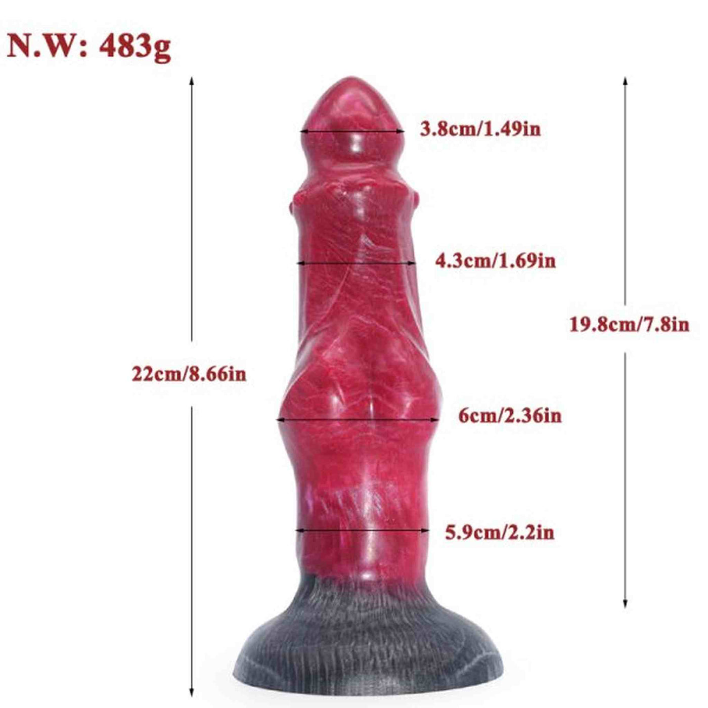 Dog Silicone Dildo