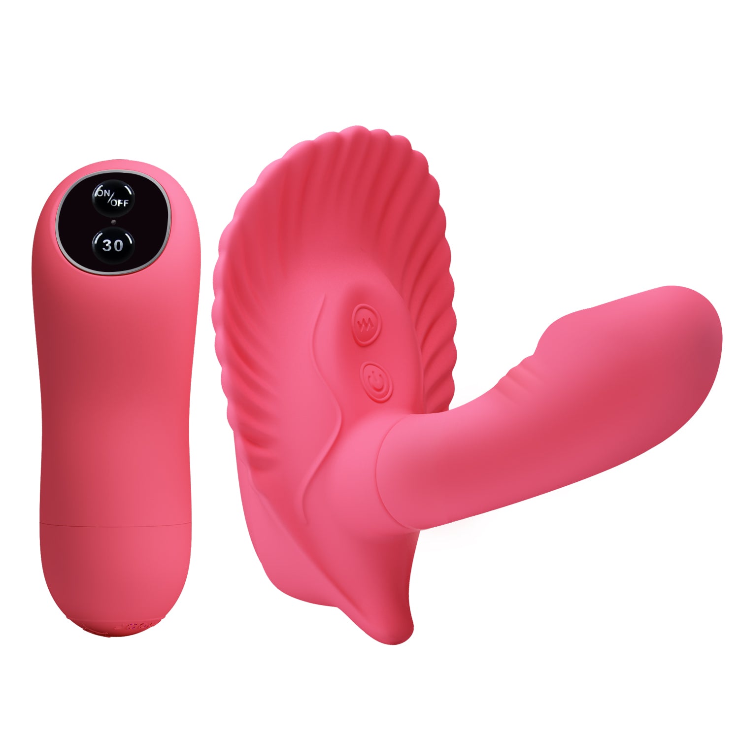 Doppio Stimolatore Vaginale Clitorideo Wireless - GoEstasy