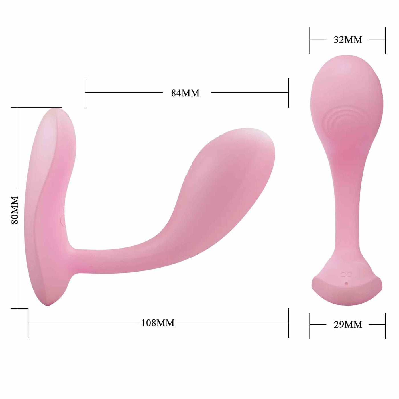 Doppio Stimolatore Vaginale Clitorideo controllabile a distanza