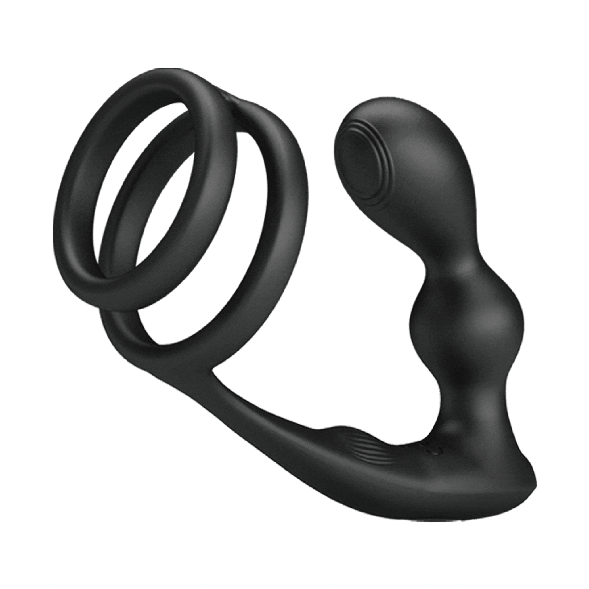 Doppio Stimolatore Wireless Pene & Ano con 12 diverse modalità di vibrazione