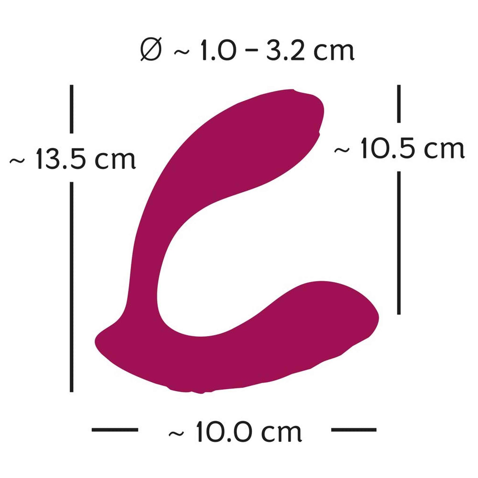 Doppio Vibratore Bendable Vaginale Clitorideo