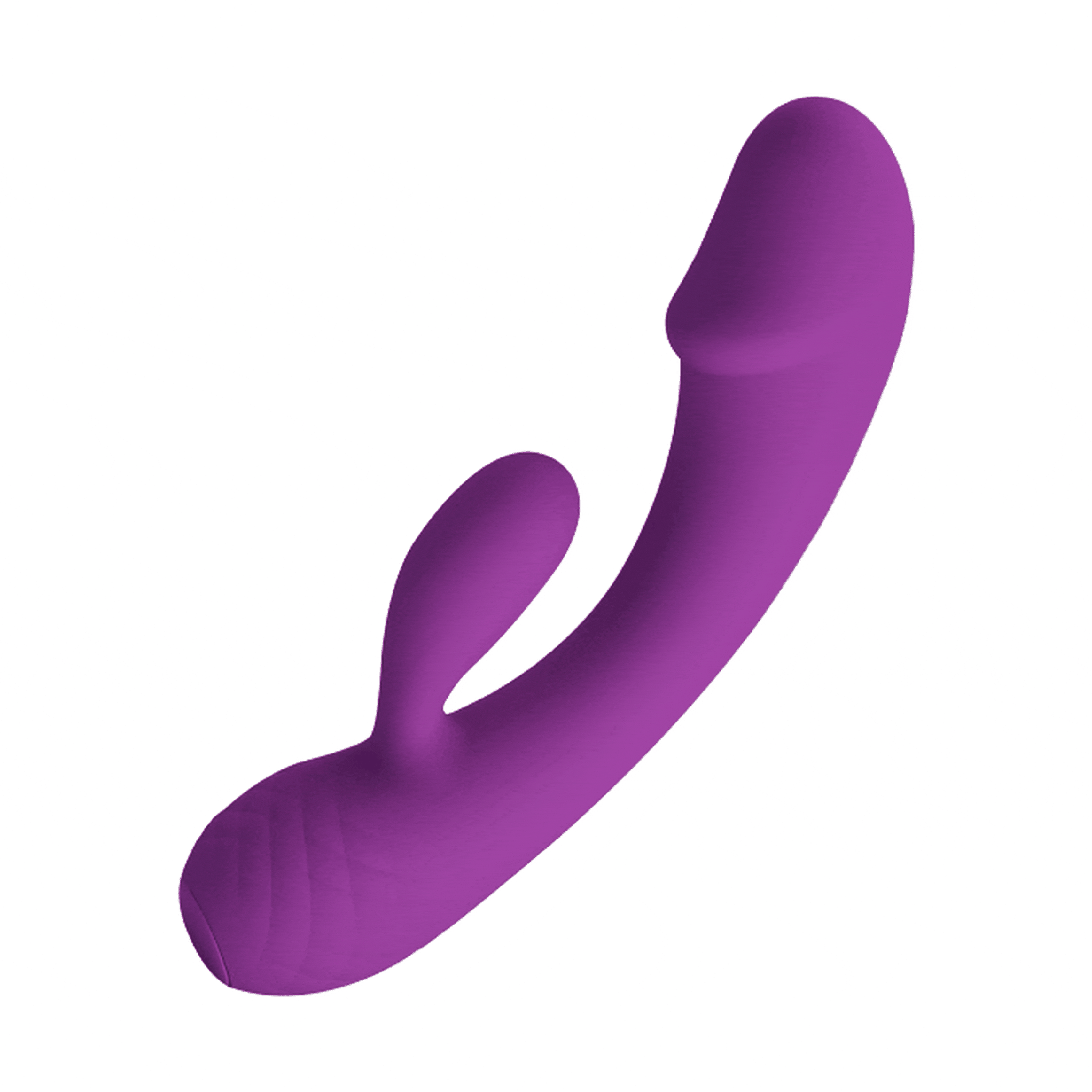 Doreen Vibratore Rabbit realizzato in Silicone Soft Touch - 12 modalità di vibrazione, Extra Morbido, Ricaricabile, Viola