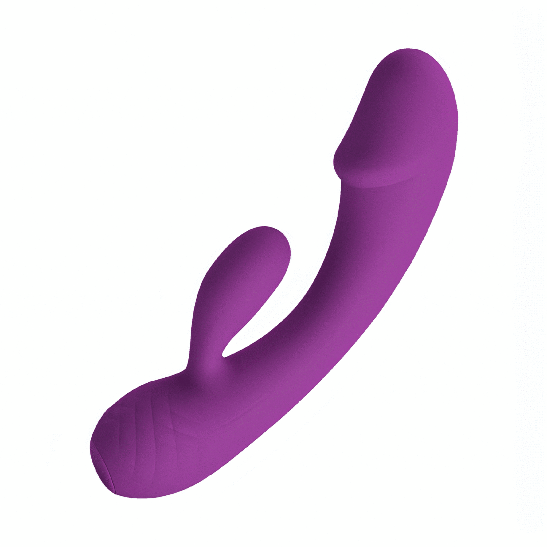 Doreen Vibratore Rabbit realizzato in Silicone Soft Touch - 12 modalità di vibrazione, Extra Morbido, Ricaricabile, Viola