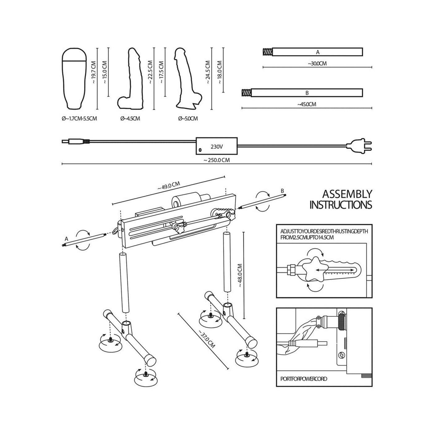 Double-sided Fucking Machine