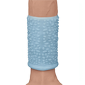 Vibrating Clouds Knights Stimulating Phallic Sheath with Vibration - Light Blue